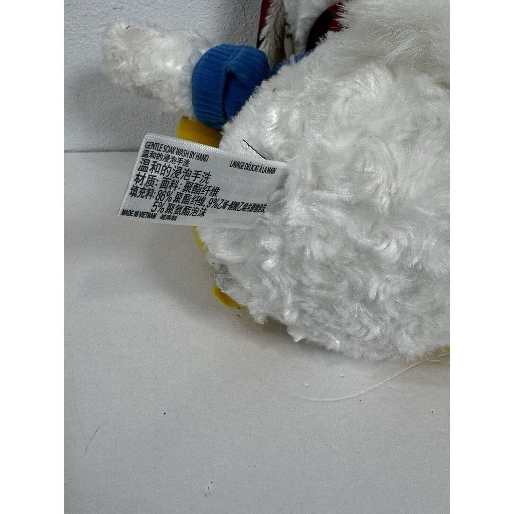 DISNEY DONALD‎ DUCK WINTER WISHES HOLIDAY PLUSH TOY Disney Tags In Pics - Picture 12 of 12